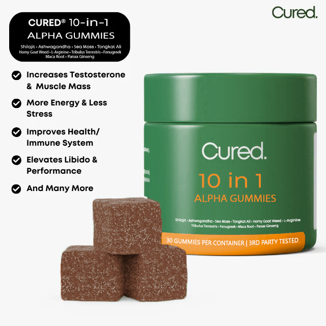 Cured®  10-in-1 Alpha Gummies