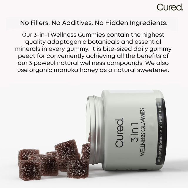 TRYCURED® 3-in-1 Wellness Gummies