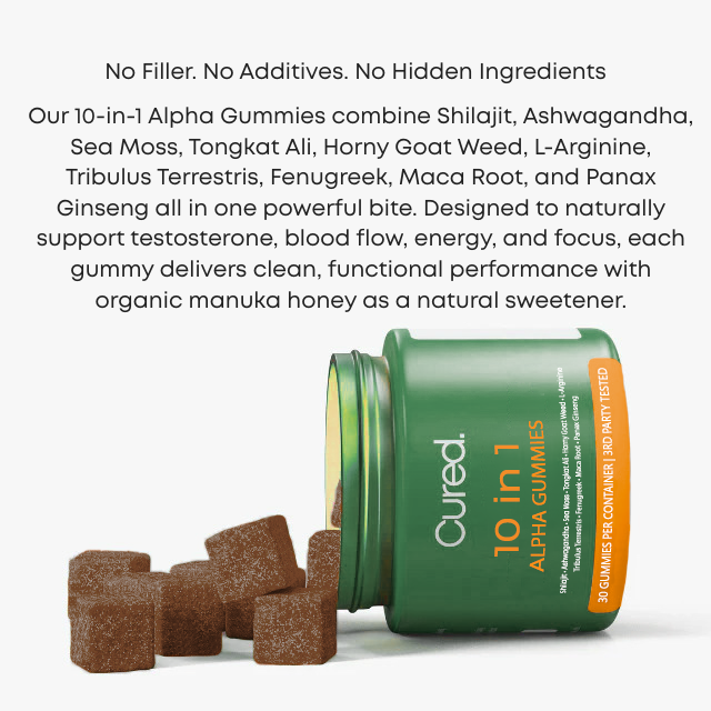 Cured®  10-in-1 Alpha Gummies